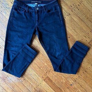 Banana Republic women's Black jeans faded low rise size 29
